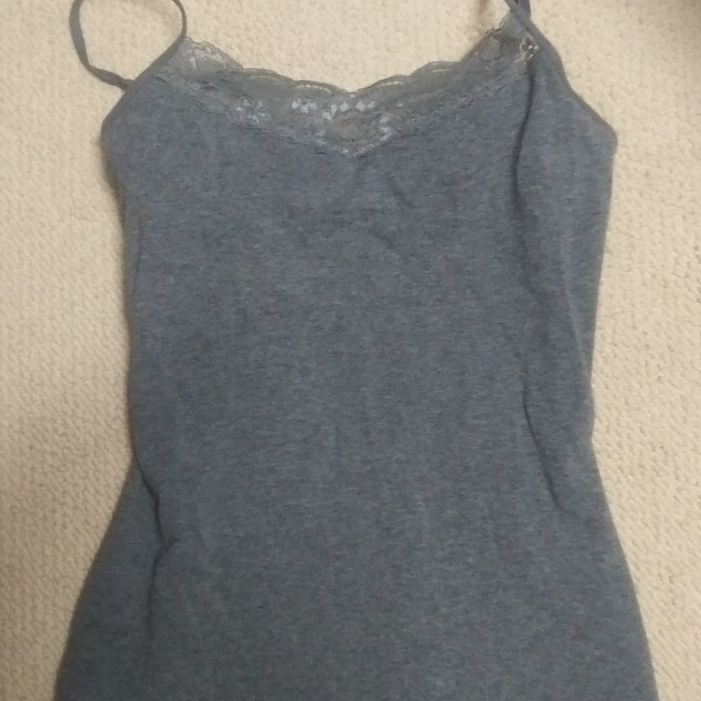 Express bra cami tank top grey xs